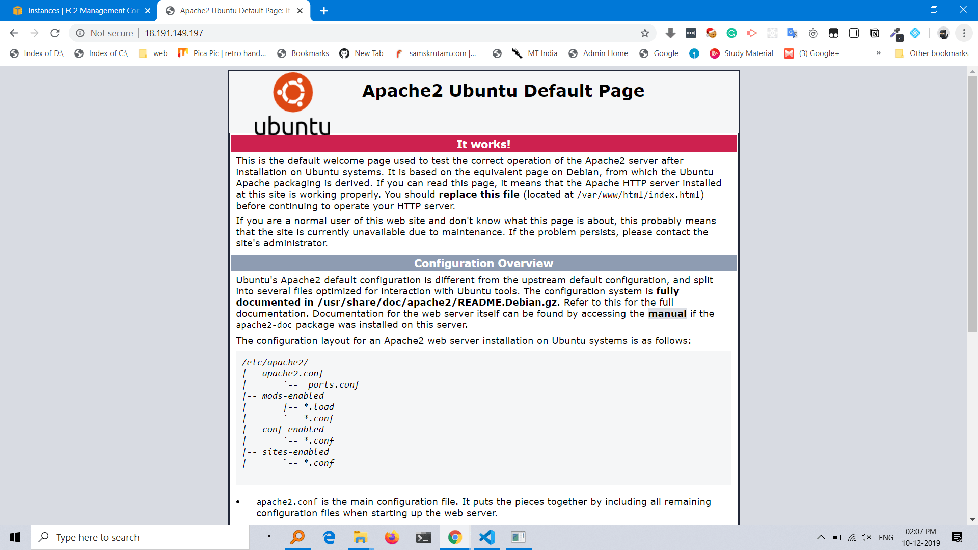 Apache home page